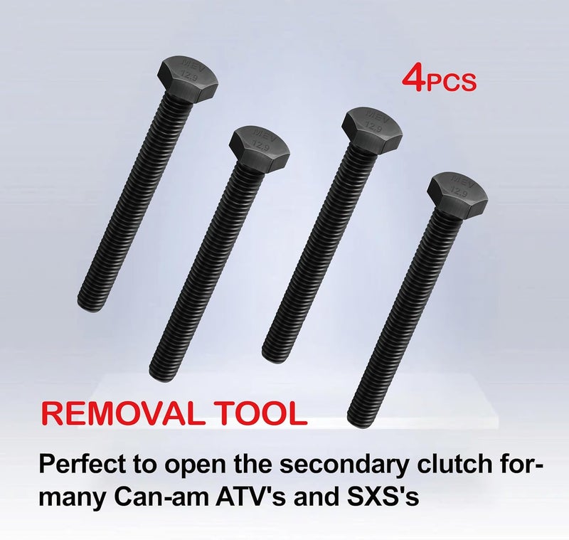 LAMBIS 3 Sets Primary & Secondary Clutch Puller for Can Am Commander/Renegade/Outlander/Defender/Maverick, Hardened Alloy Steel can be Reused.Replaces 529-035-746,529-000-064 PCP-15 - Image 4